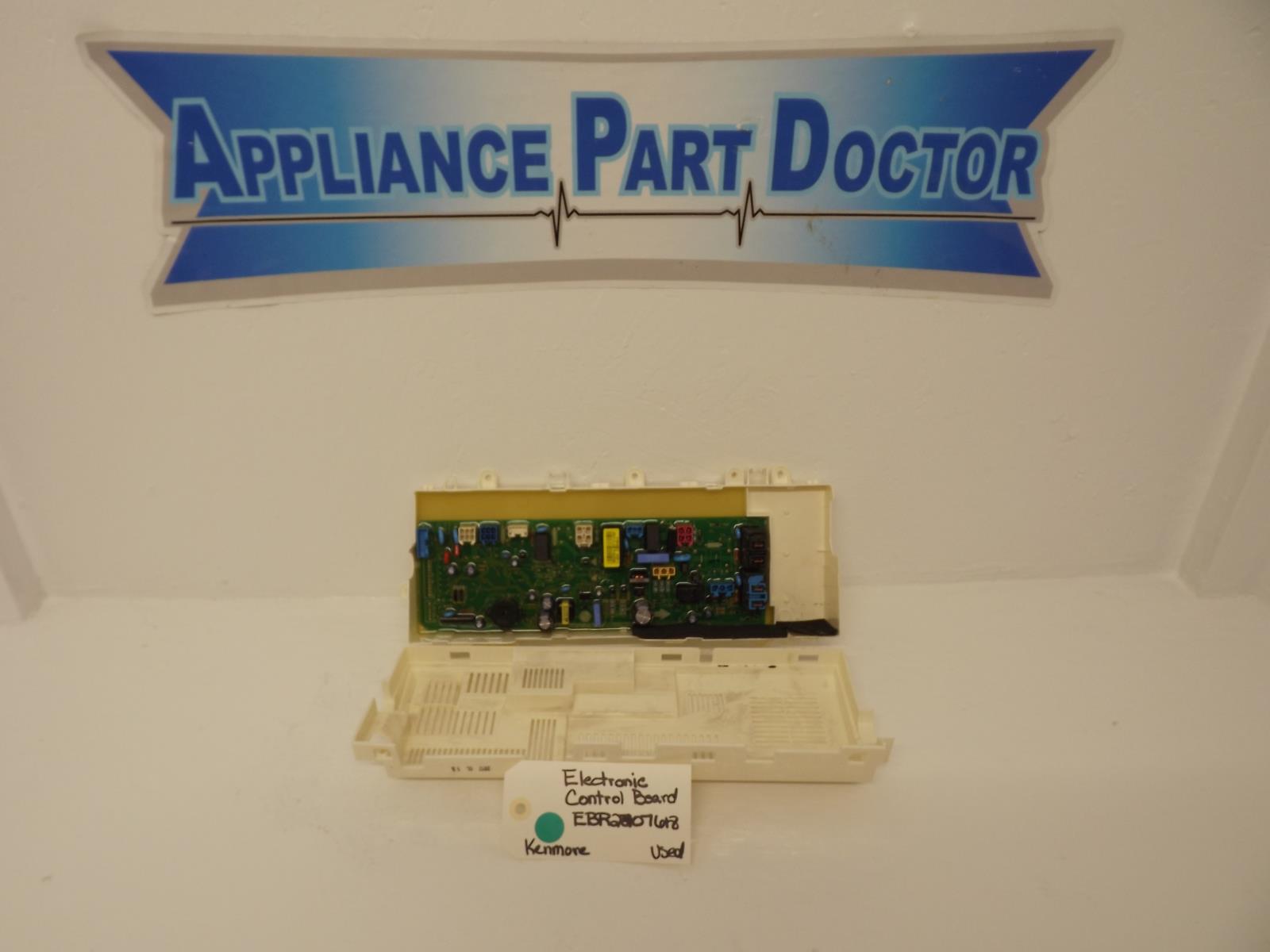 Kenmore Dryer EBR62707618 Electronic Control Board Used Kenmore Dryer EBR62707618 Electronic Control Board Used